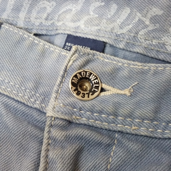 Madewell Rail Straight Light Blue Jeans 29x31.5 - Picture 4 of 8